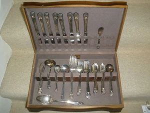 Vintage 62 Stck. Eternally Yours Silberteller 1847 Rogers Bros Besteck Set Teile - Bild 1 von 10