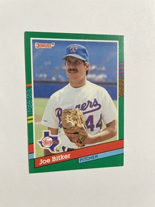 1991 Donruss Baseball Card Series 2 #624 Joe Bitker Texas Rangers