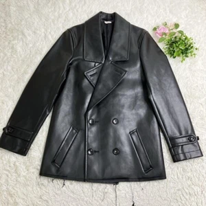 COMME des GARCONS HOMME PLUS Synthetic Leather Jacket Coat Size M Japan 2019 - Picture 1 of 12