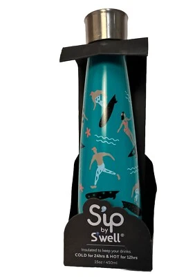 Botella aislada Sip By Swell 15 OZ-450 MLS fría X24 horas y caliente X 12 horas Foto 1 de 4