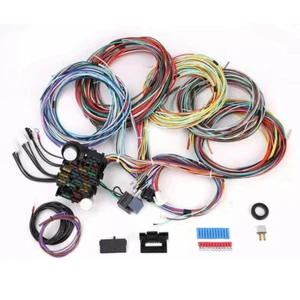 For Chevy for Ford Universal 21 Circuit Wiring Harness Rods Extra Long Wires - Picture 1 of 4