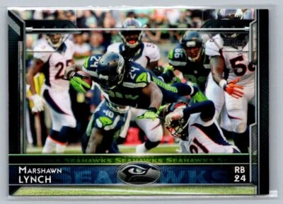 2015 Topps #206 Marshawn Lynch Super Bowl 50 - Image 1 of 2