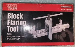 Wal-Rich 1808004 Block Flaring Tool, 3/16 to 5/8 in Nominal - Picture 1 of 5