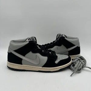 Nike Dunk Pro Sb Mid Black Silver Sample 2011 Size 10.5 Used 314383-009 - Picture 1 of 19