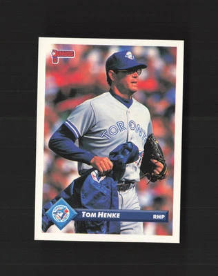 1993 Donruss #723 Tom Henke Toronto Blue Jays MM - Image 1 of 2