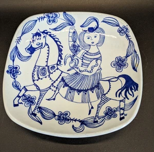 Plato de novia Stavangerflint Noruega Kari Nyquist cerámica noruega - Imagen 1 de 4