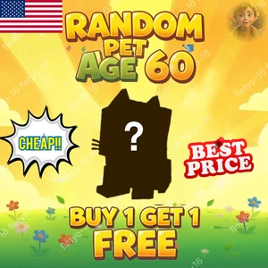 🟢Age 60Pet (Random) Grow a Garden Roblox - Cheap & Fast Delivery - Picture 1 of 2