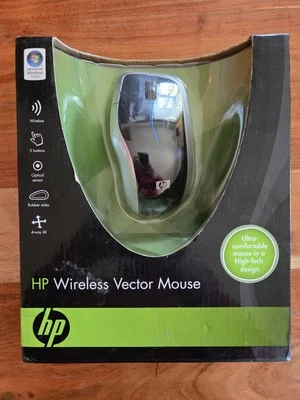 HP Wireless Vector Mouse RF Optical 800 DPI KT400AA#ABA RETRO 2008 VISTA NEW BOX - Image 1 of 4