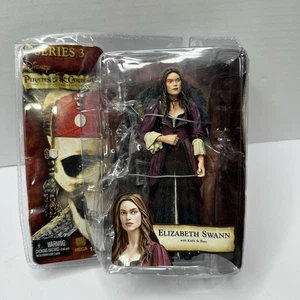 Figurina NECA Disney Pirati dei Caraibi Elizabeth Swann serie 3 nuova con scatola danneggiata - Foto 1 di 12