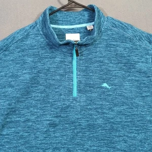 Tommy Bahama Pullover Herren 3XLB Blau Cloud Peak 1/2 Zip Fleecepullover - Bild 1 von 10
