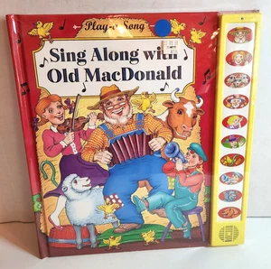 Old MacDonald Sing Along Songs Play a Song Sound Book New Sealed Works - Picture 1 of 4