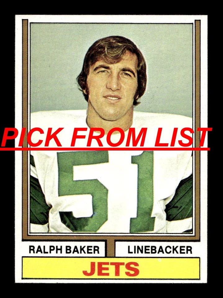 1974 Topps Football #3-273 EX/EX-MT Pick From List ALL PICTURED cc5 - Image 1 of 1