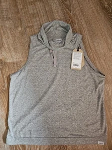 Prana Cowel Neck Cozy Up Barmsee Tank Heather Gray NWT $45 Women's Size S - Picture 1 of 7