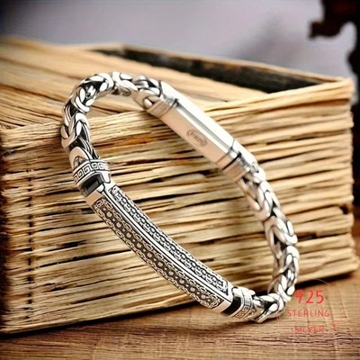 S925 sterling silver bracelet, modern light luxury style women's bracelet - Image 1 of 4