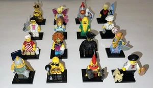Lego Minifigures 71018 Series 17 Complete Set of 16 Figures With Booklets - Picture 1 of 3