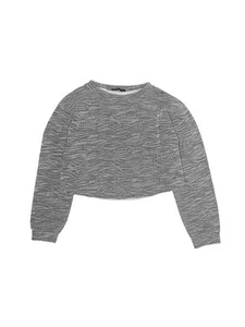 Sisley Girls Silver Pullover Sweater 10 - Picture 1 of 2