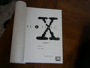 The X-Files TV Script, Season 2, Episode 12, "Aubrey" - Picture 1 of 2