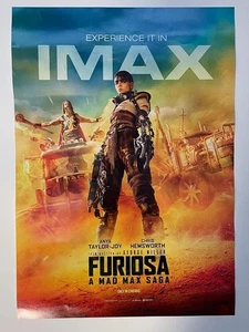 Poster Warner Bros Furiosa A Mad Max Saga IMAX 42x30 mm da collezione - Foto 1 di 1