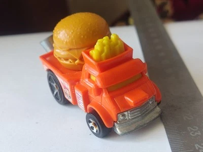 Hot Wheels Buns Of Steel Orange Car, Malaysia, Oldtimer, Burger, Pommes Frites - Bild 1 von 4