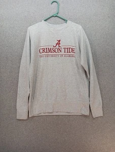 Alabama Crimson Tide Men’s Champion Crewneck Sweatshirt Size Medium Gray GUC - Picture 1 of 8