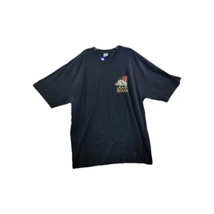 Crazy Shirt Hawaii Originale Uomo Anno del Cinghiale T Shirt Nera Taglia 2XL 4425 - Foto 1 di 6