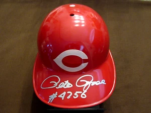 PETE ROSE # 14 #4256 CINN REDS MVP SIGNED AUTO VINTAGE ABC HELMET JSA BEAUTY - Picture 1 of 5