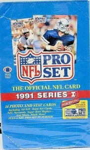1991 Series I Pro Set NFL Football SEALED Box with 36 Packs Incl. Troy Aikman? - Picture 1 of 6