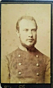 ODESA UKRAINE CDV Foto Soldat in Uniform Carte de Visite um 1890 - Bild 1 von 3