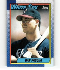 1990 Topps 446 Dan Pasqua   Chicago White Sox