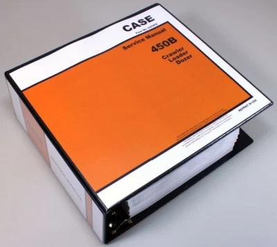 Carpeta de taller técnico Case 450B cargadora sobre orugas Bull Dozer manual de reparación Foto 1 de 4