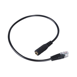3.5mm Plug Jack to RJ9/RJ10 iPhone Headset to Cisco Office Phone Adapter Cable