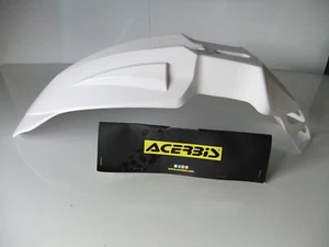 WHITE ACERBIS FRONT MUDGUARD SUPERMOTO ENDURO MOTOCROSS FENDER FOR YZF CRF RMZ - Picture 1 of 4