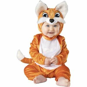 Baby FOX Costume 6 12 18 Months Infant Halloween Cute Furry Animal