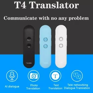 T4 Portable Wireless Smart Translator 40 Sprachen Zwei-Wege Echtzeit Sofort - Bild 1 von 24