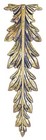Antik Möbel Alt Messing Verzierung Ornament Applikation Metal Biedermeier Empire