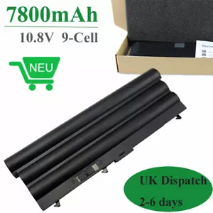 Batterie 7800mAh pour ordinateur portable Lenovo ThinkPad T410 T420 T510 T520 W510 W520 9 cellules - Photo 1/6