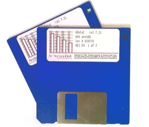 AndersonBell~ABstat~rel 7.21~DOS~AEI 03~1994~Floppy Disks - Picture 1 of 4