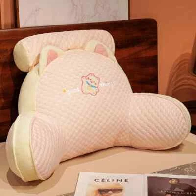 Almohada suave para gatos soporte lumbar silla asiento cojín juguete de felpa sofá cama decoración regalo Foto 1 de 4