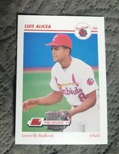 1991 Line Drive AAA Luis Alicea Louisville Redbirds #226