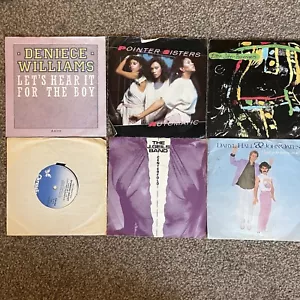 1980s Pop Bundle 7” JOB LOT 6 X 7 INCH VINYL SINGLES - Picture 1 of 1
