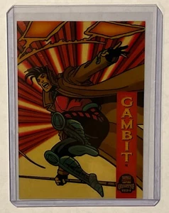 1994 Fleer Marvel Universe Suspended Animation Gambit #1 Insert Card - Picture 1 of 2