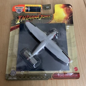 Matchbox Sky Busters Indiana Jones Ford Tri Motor Airplane With Playmat HVM62 - Picture 1 of 2