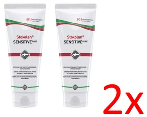 SC JOHNSON Professional Stokolan Sensitive PURE Hautpflegecreme100ml SSP100ML 2X - Bild 1 von 2