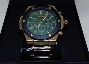 New Mens Ed Hardy Men's Metal BandStainless Steel Watch 50mm Boat Dive MSRP$95 - Picture 1 of 2