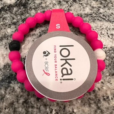 NUEVO Pulsera Lokai Cáncer de Mama Edición Limitada Rosa Elige Talla S-L Foto 1 de 4