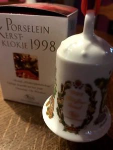 Hutschenreuther Weihnachtsglocke 1998, OVP,  Motiv Flößerlandschaft lim. Auflage - Bild 1 von 3