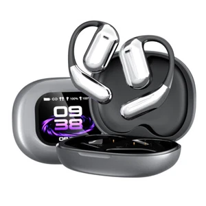 Intelligent Waterproof Touch Screen Open Ear Clip 5.4 Bluetooth Earphone Earbuds - Picture 1 of 12