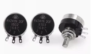 10 Stück RV24YN20F-B102/103/502 1K5K10K Single Coil Carbon Film Potentiometer - Bild 1 von 1
