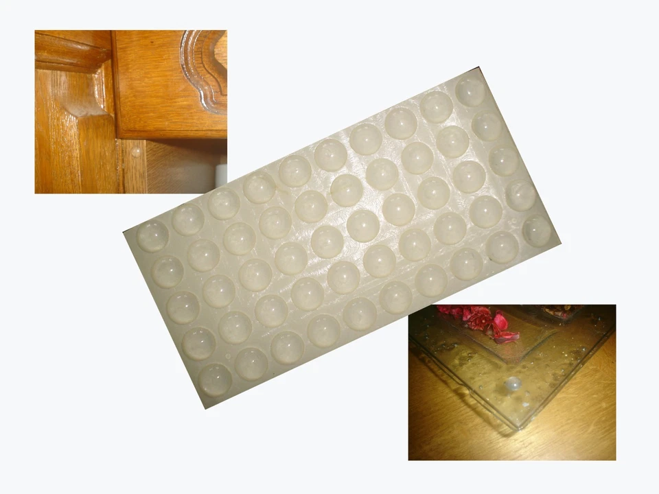 Coussinets -Patins -Tampon amortisseur absorbeur de chocs Auto-adhésifs -Meubles - Photo 1/1