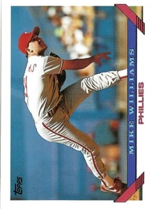 Topps Baseball Card 1993 Mike Williams #99 – Phillies - Picture 1 of 2